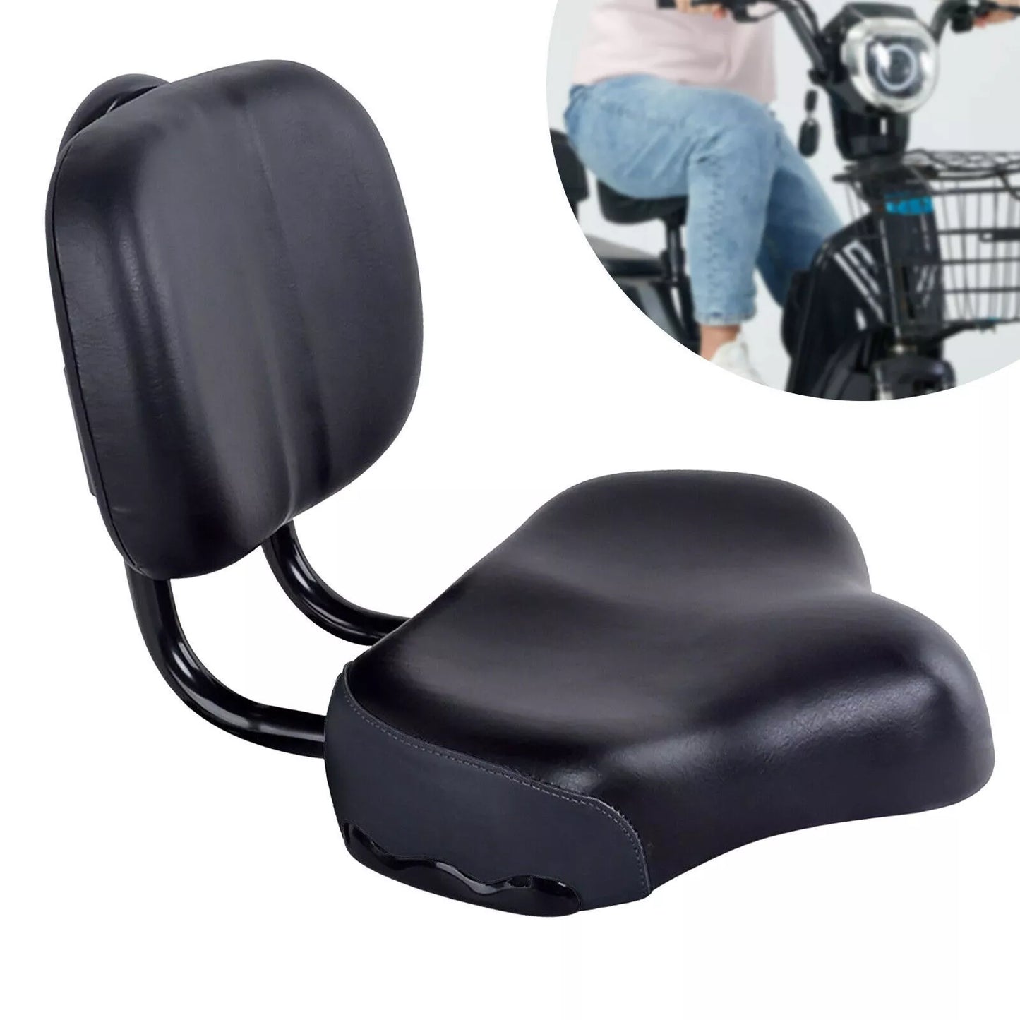Bike/Scooter Seat with back rest