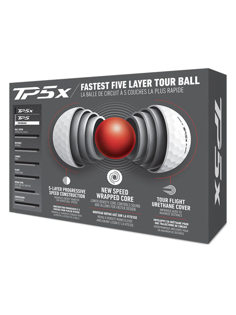 TaylorMade 2024 TP5x 12pk - White