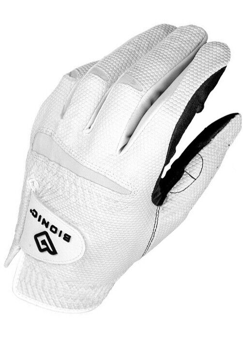 Bionic RelaxGrip 2.0 Golf Glove - White/Black palm - All Weather