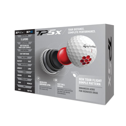 TaylorMade TP5x 12pk - White