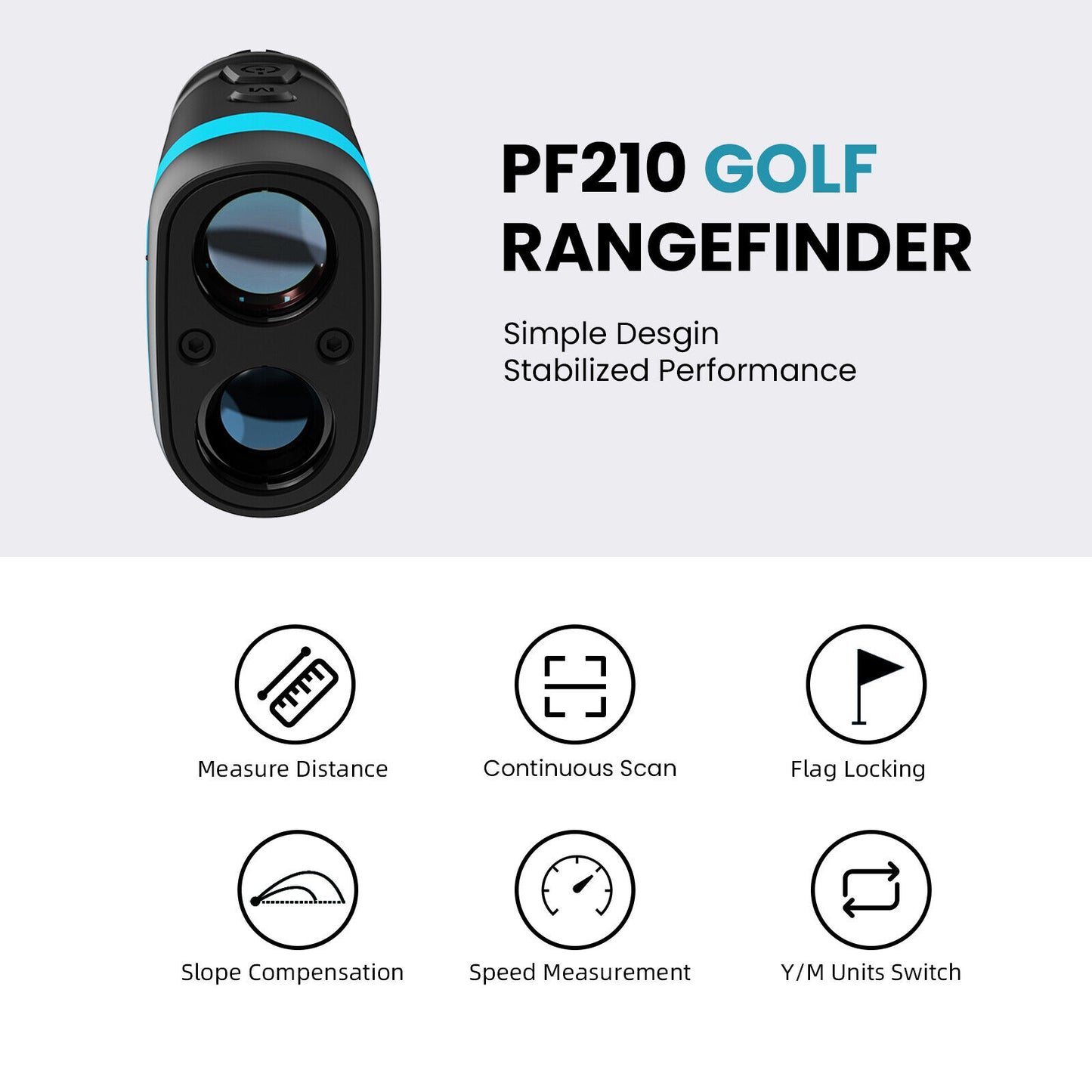 Mileseey PF210 Golf Laser Rangefinder